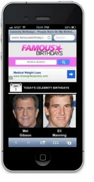 famous birthday website