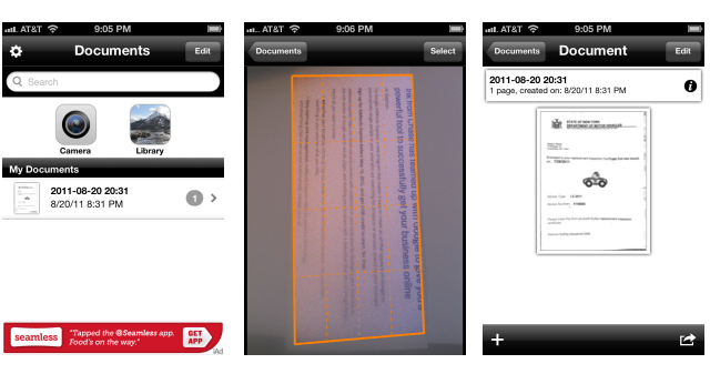 how to scan with an iphone